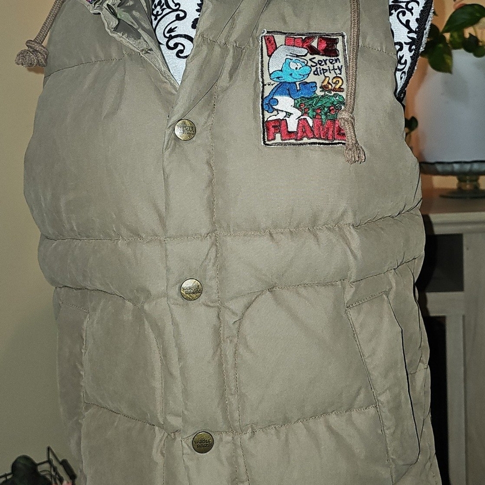 Whole Hauss Smurf  Down Puffer Vest